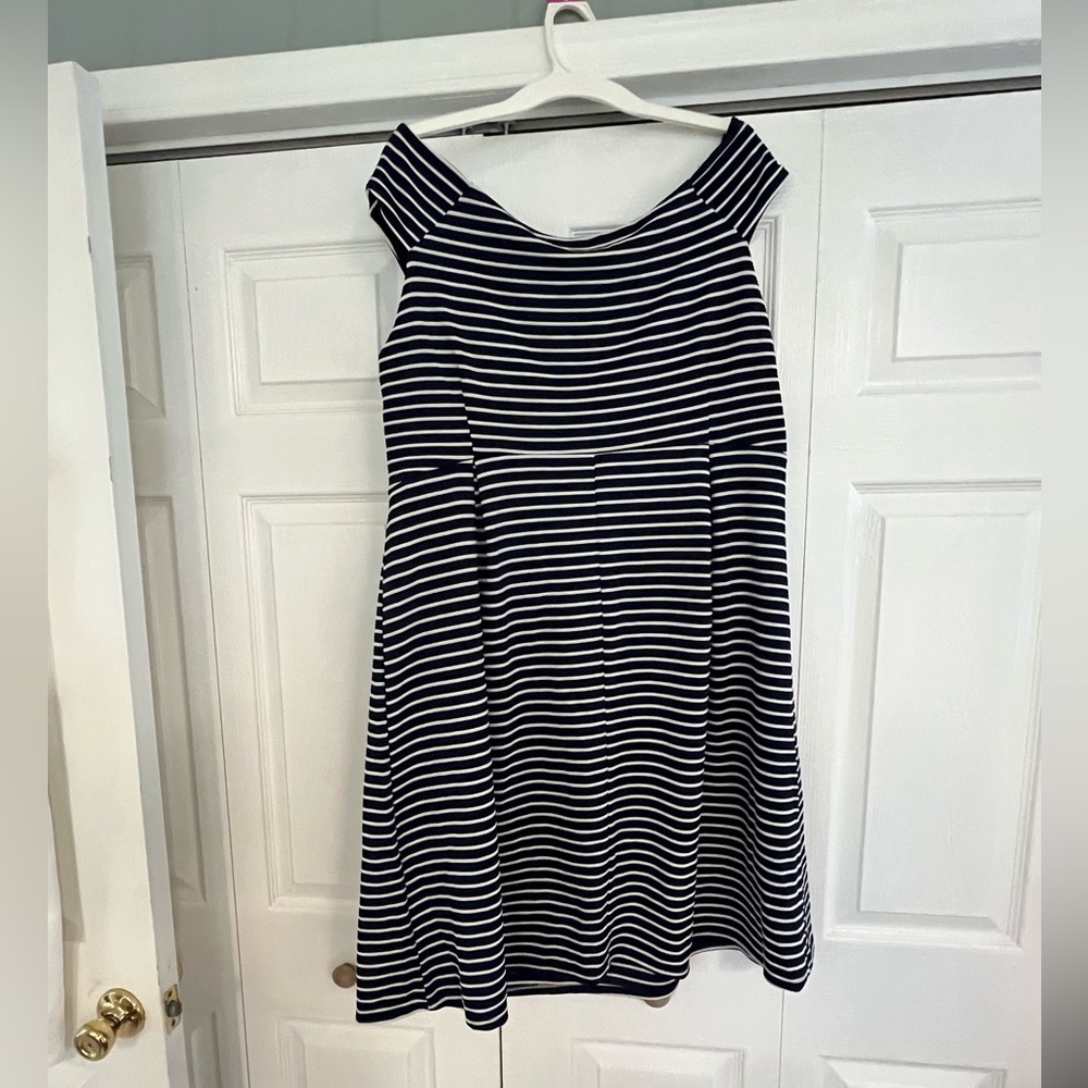 Blue and white striped Dorothy Perkins dress